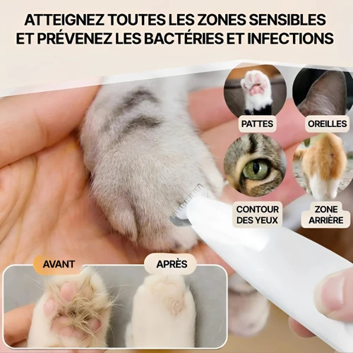 Tondeuse Pour Pattes De Chien Électrique Silencieuse