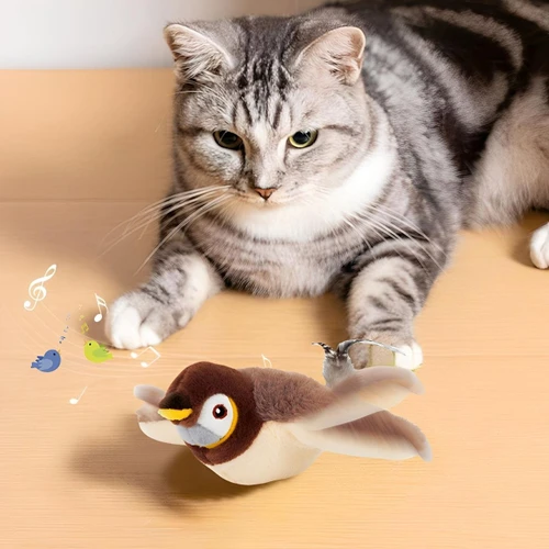 Oiseau Jouet Intéractif Pour Chat Et Chaton